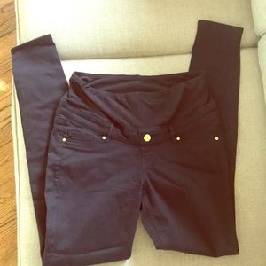H&M Navy Maternity Pants size 8